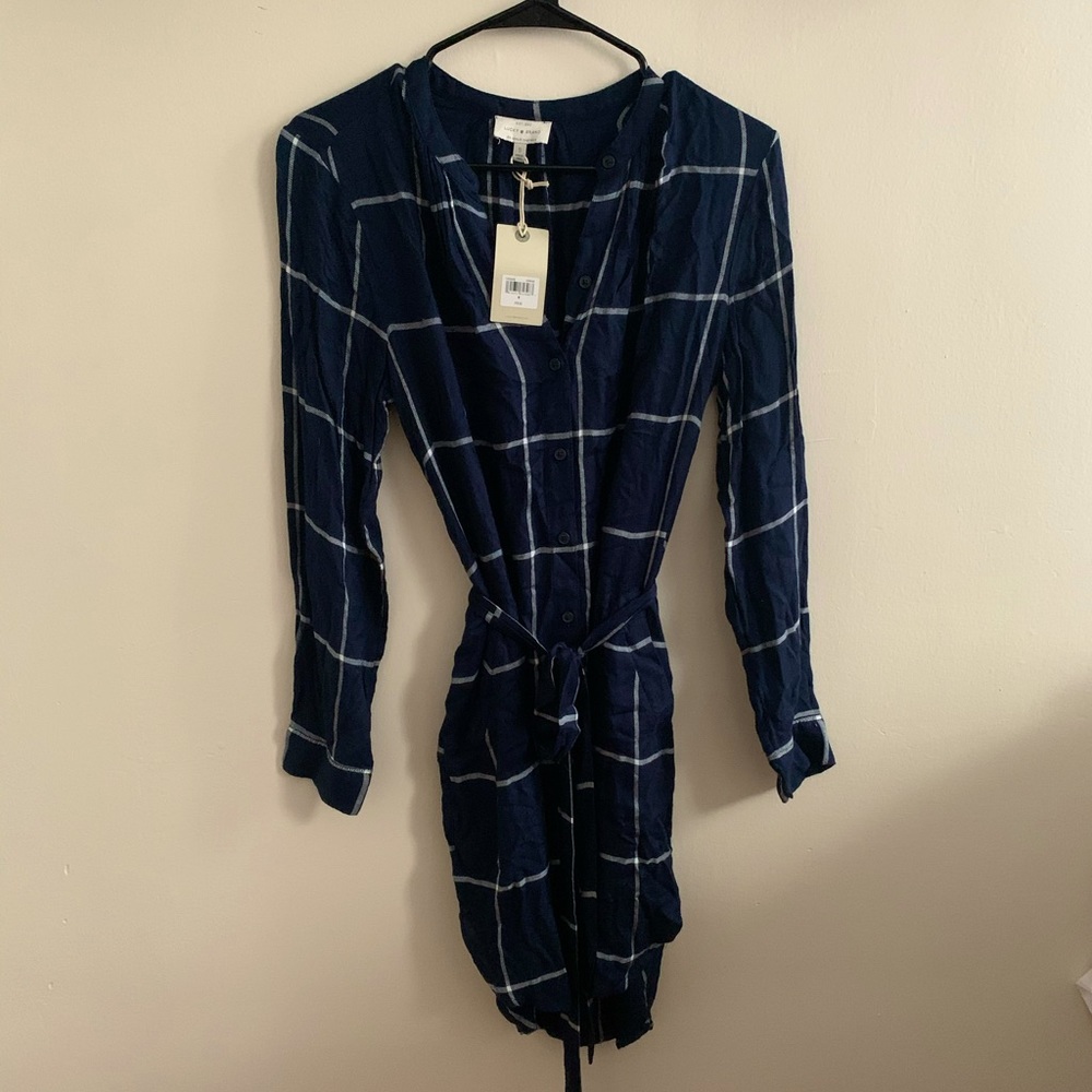 Lucky Brand belted shift dress